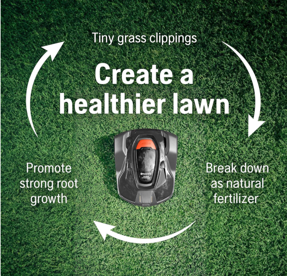 Husqvarna Automower 115H 4G Robotic Lawn Mower with Patented Guidance System, Automatic Lawn Mower with Self Installation and Ultra-Quiet Smart Mowing Technology for Small to Medium Yards (0.4 Acre)