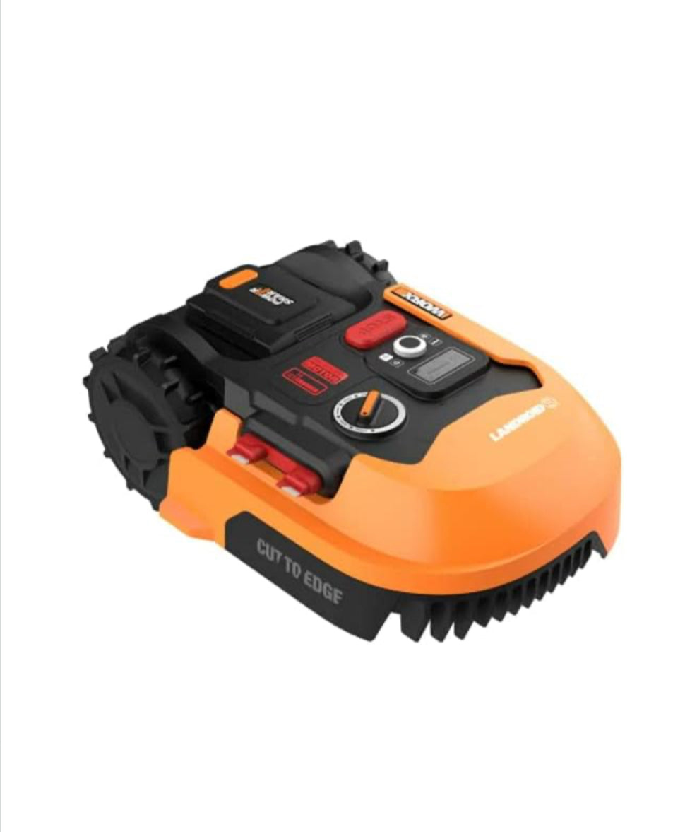 Worx Landroid S 20V 2.0Ah Robotic Lawn Mower 1/8 Acre / 5,445 Sq Ft. Power Share - WR165 (Battery & Charger Included)