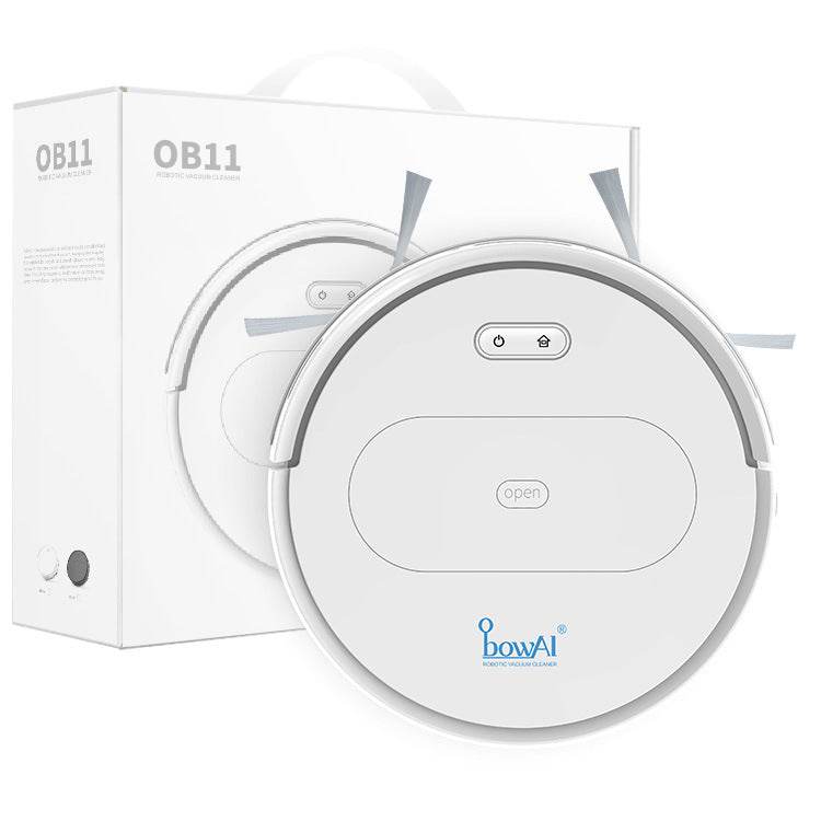 Automatic Robotic Vacuum Cleaner Home Smart Sweeping Mopping Low Noise Machine Automatic refill version in white english packaging (app can be connected)