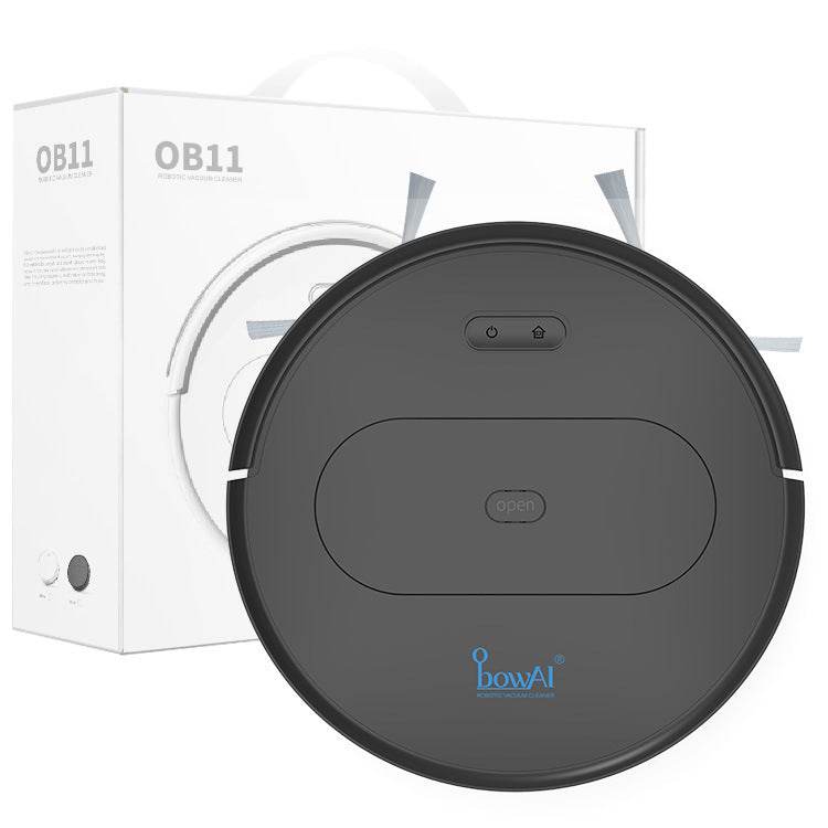 Automatic Robotic Vacuum Cleaner Home Smart Sweeping Mopping Low Noise Machine Automatic refill version black english packaging (connectable app)