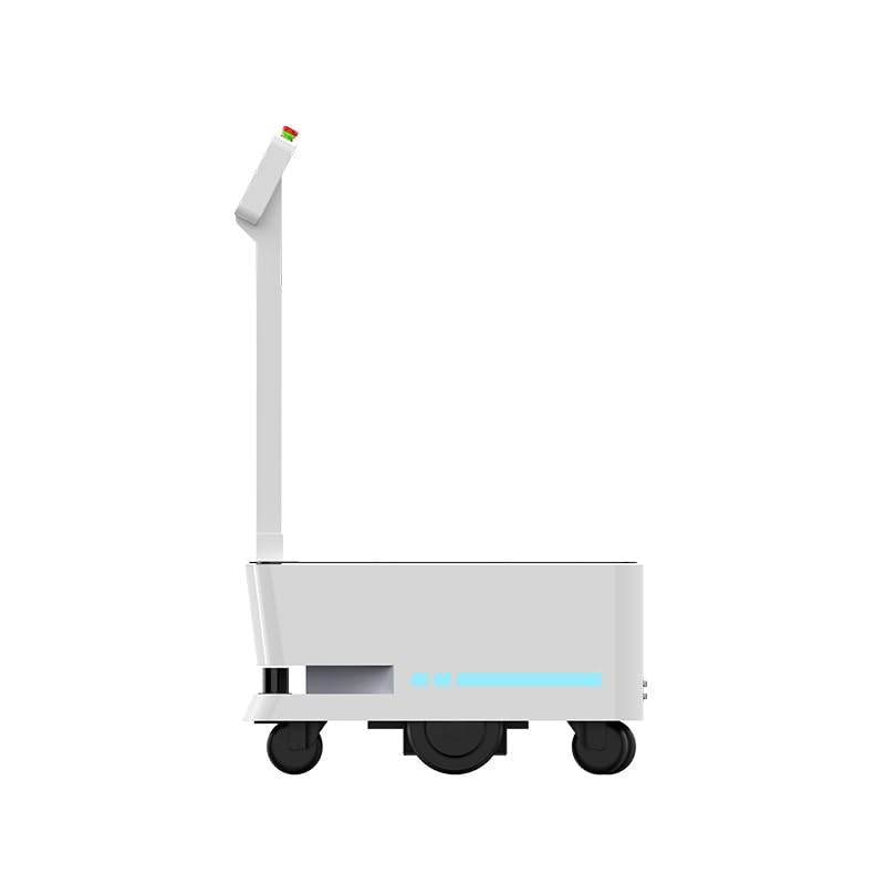 Autonomous Obstacle Avoidance Robot, Trackless Robot, Self-Driving Robot, Factory Transport Robot, Intelligent Delivery Robot, with LCD Display, Small Loading & Unloading Scale