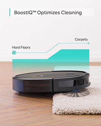 eufy L60 Robot Vacuum with Self Empty Station, Hair Detangling Technology, Up to 60 Days Hands Free Cleaning, 5,000 Pa Suction, Remove Hair, Dust