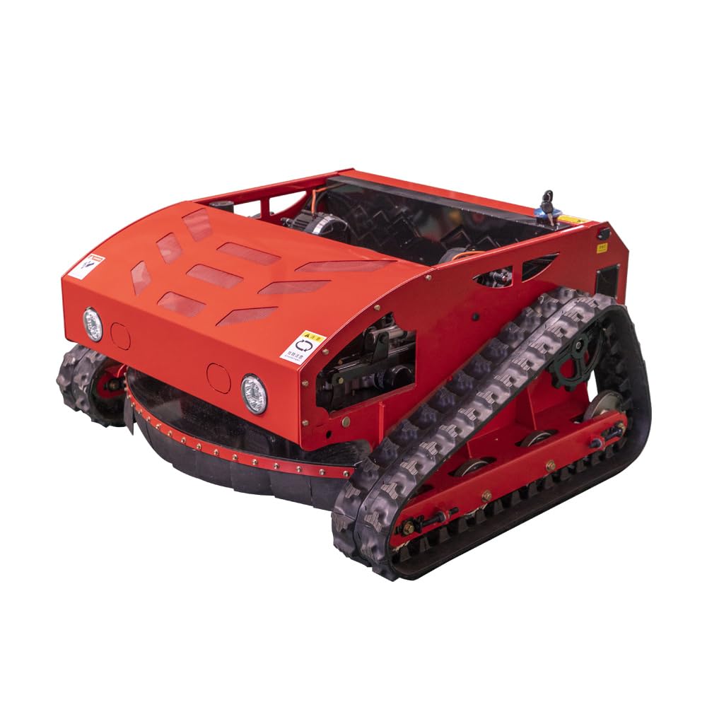 Remote Control Snow Removal and Lawn Mower Electric Start 45°Climbing Crawler Anti-Skid Snow Removal Machine All-Terrain Lawn Mower and Snow Removal Machine (HW-224 Snow)