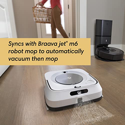 iRobot Roomba Combo i5+ Self-Emptying Robot Vacuum and Mop, Clean by Room with Smart Mapping, Empties Itself for Up to 60 Days, Works with Alexa, Personalized Cleaning OS