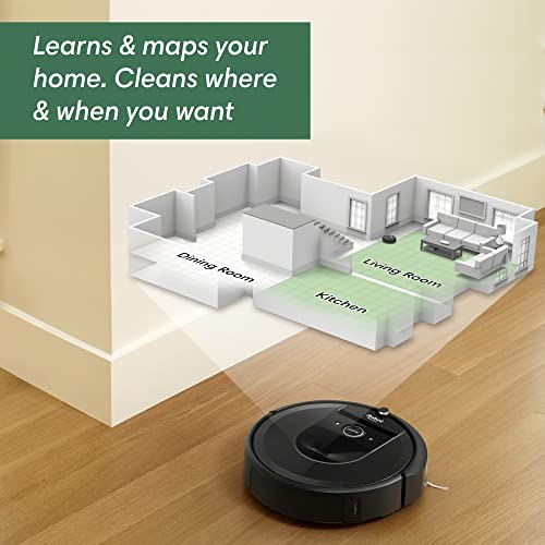 iRobot Roomba Combo i5+ Self-Emptying Robot Vacuum and Mop, Clean by Room with Smart Mapping, Empties Itself for Up to 60 Days, Works with Alexa, Personalized Cleaning OS