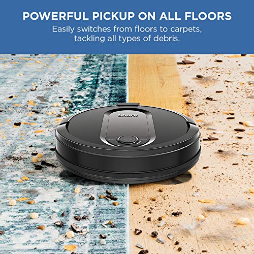 Shark Matrix Plus 2in1 Robot Vacuum & Mop with Sonic Mopping, Matrix Clean, Home Mapping, HEPA Bagless Self Empty Base, CleanEdge, for Pet Hair, Wifi, Black/Silver (RV2610WA)