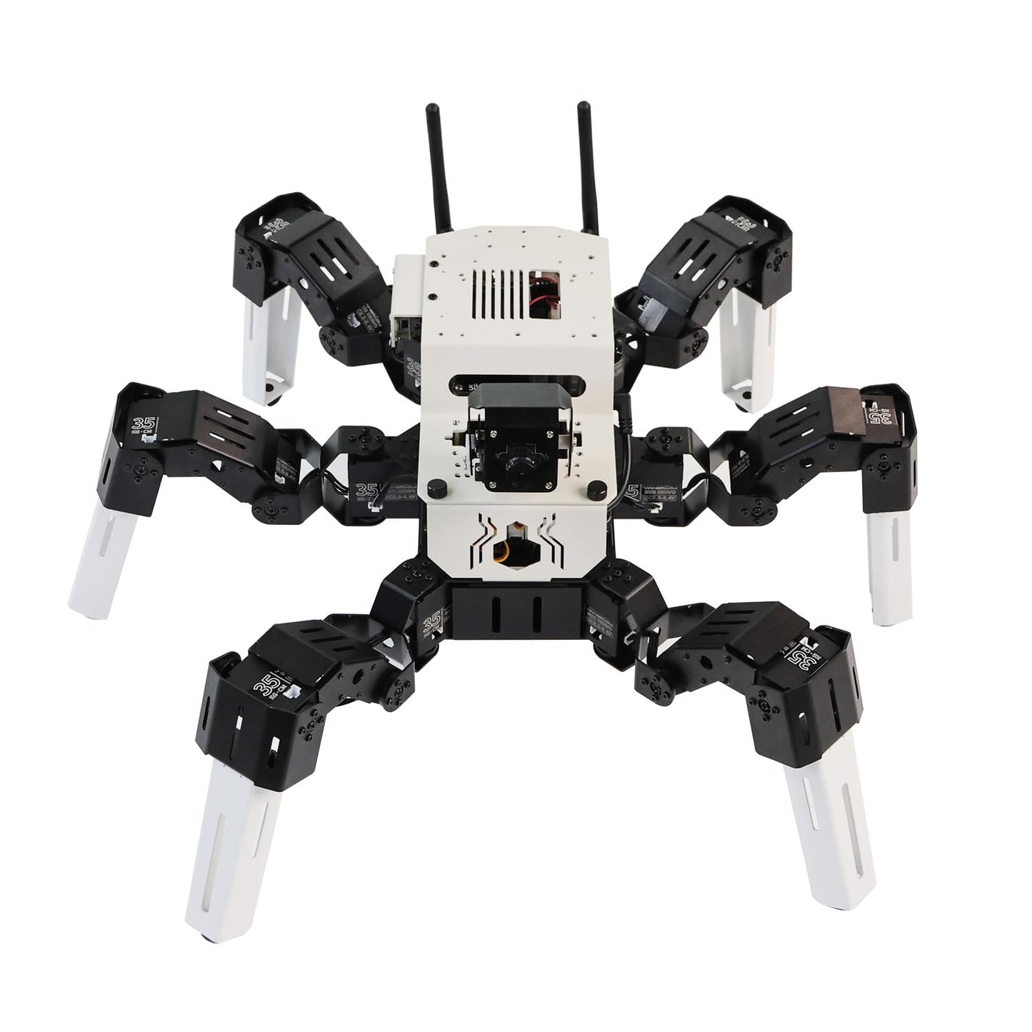 Yahboom Programmable DIY AI Hexapod Robotic MUTO S2 for NVIDIA Jetson Nano 18DOF Spider Robots ROS Electronics Projects (MUTO S2 with Jetson Nano) Muto S2 with Jetson Nano