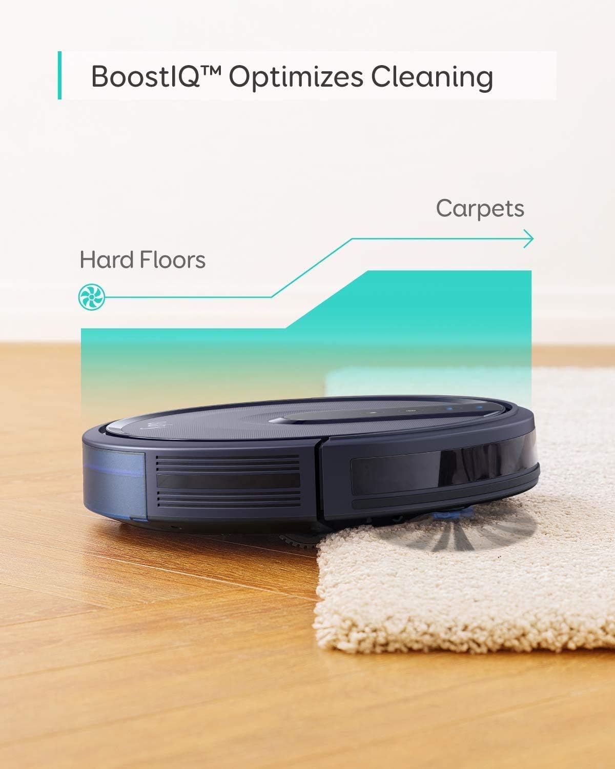 eufy RoboVac 25C Robot Vacuum With Wi-Fi, 1500Pa Suction, Voice Control, Ultra-Thin 2.85" Design and Easy To Clean (Renewed)