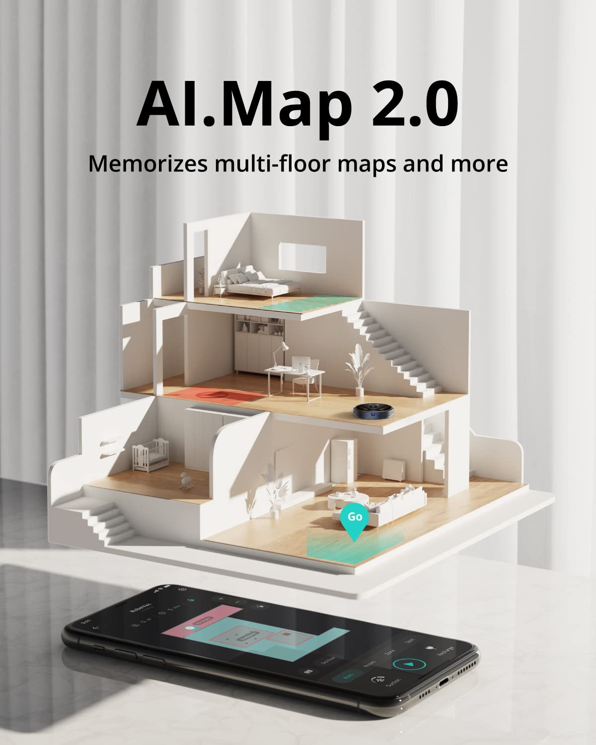 eufy X8 Hybrid, Robot Vacuum and Mop Cleaner with iPath Laser Navigation, Twin-Turbine Technology generates 2000Pa x2 Suction, AI. Map 2.0 Technology, Wi-Fi, Perfect for Pet Owner