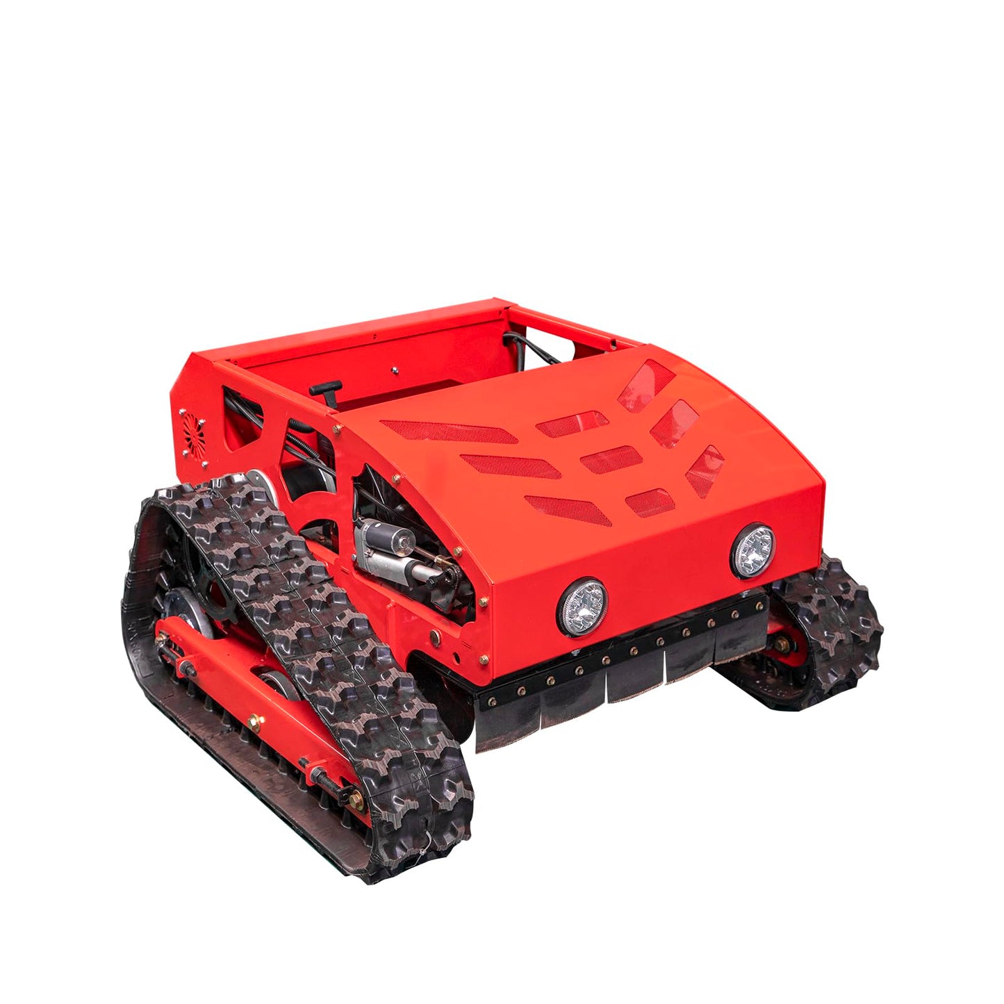 Remote Control Snow Removal and Lawn Mower Electric Start 45°Climbing Crawler Anti-Skid Snow Removal Machine All-Terrain Lawn Mower and Snow Removal Machine (HW-224 Snow) HW-224-55