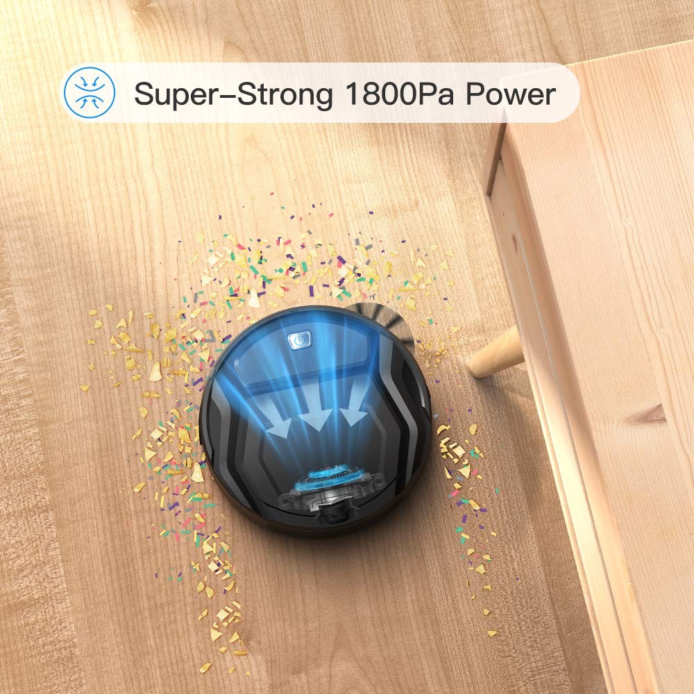 Lefant M210Pro Robot Vacuum Cleaner,Strong Suction,120 Mins Run Time,Wi-Fi Connected,Scheduled Cleaning,Compatible with Alexa,Slim Self-Charging Robotic Vacuum Cleaner for Home,Pet Hair,Hard Floors