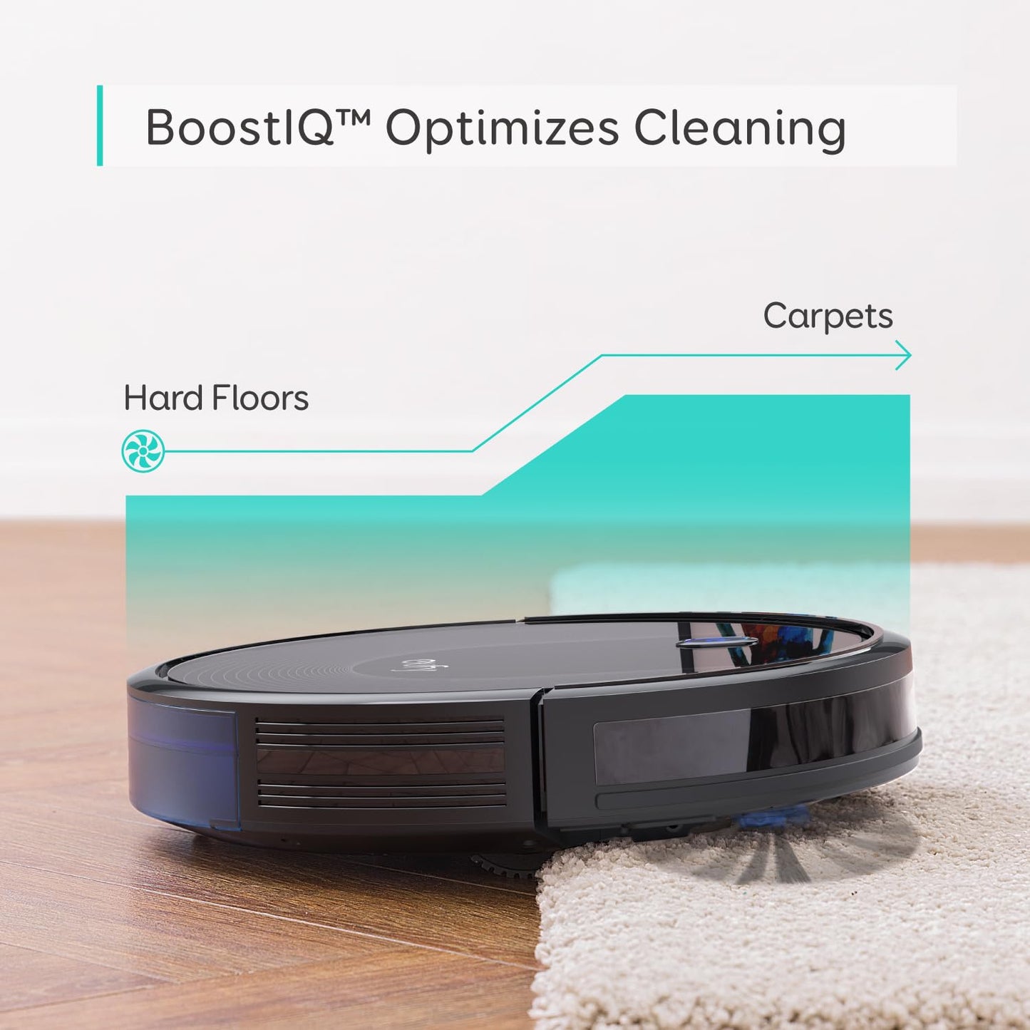 eufy L60 Robot Vacuum with Self Empty Station, Hair Detangling Technology, Up to 60 Days Hands Free Cleaning, 5,000 Pa Suction, Remove Hair, Dust