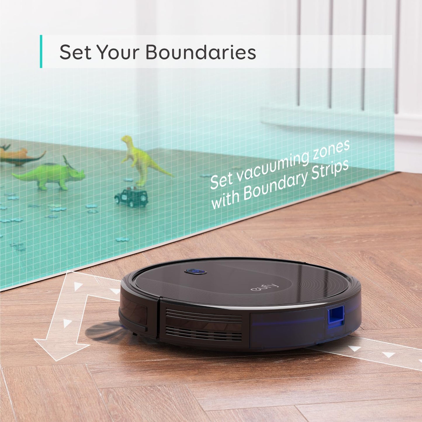 eufy L60 Robot Vacuum with Self Empty Station, Hair Detangling Technology, Up to 60 Days Hands Free Cleaning, 5,000 Pa Suction, Remove Hair, Dust