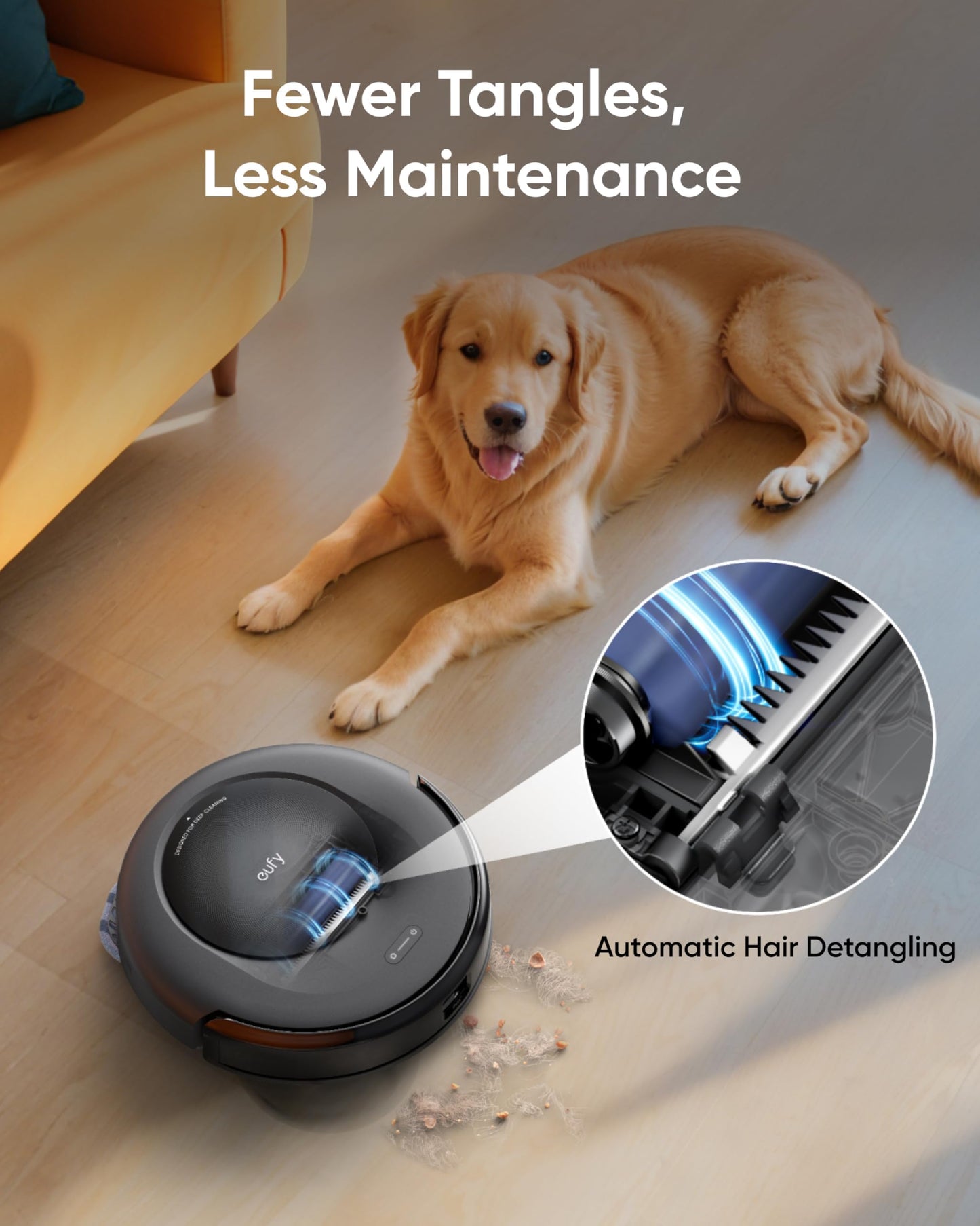 eufy Robot Vacuum Omni C20, Robot Vacuum and Mop Combo, Self Emptying, Auto Mop Washing and Auto Drying for hands-free cleaning, 3.35-Inch Ultra-Slim Body, 7000 Pa Powerful Suction, All-in-One Station