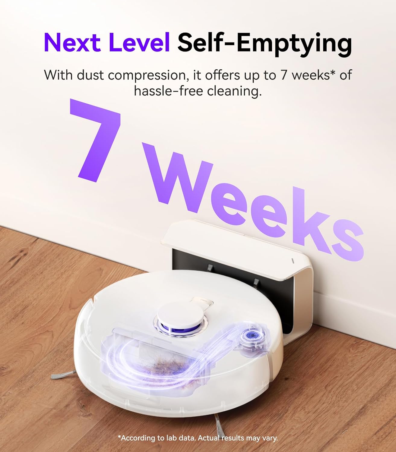 NARWAL Freo X Plus Robot Vacuum and Mop with 3 Disposable Dust Bags(Bundle).7-Week Dust Storage, Zero Tangles, 7800Pa Suction, Tri-Laser Obstacle Avoidance, LiDAR Navigation, Multi-Floor Mapping