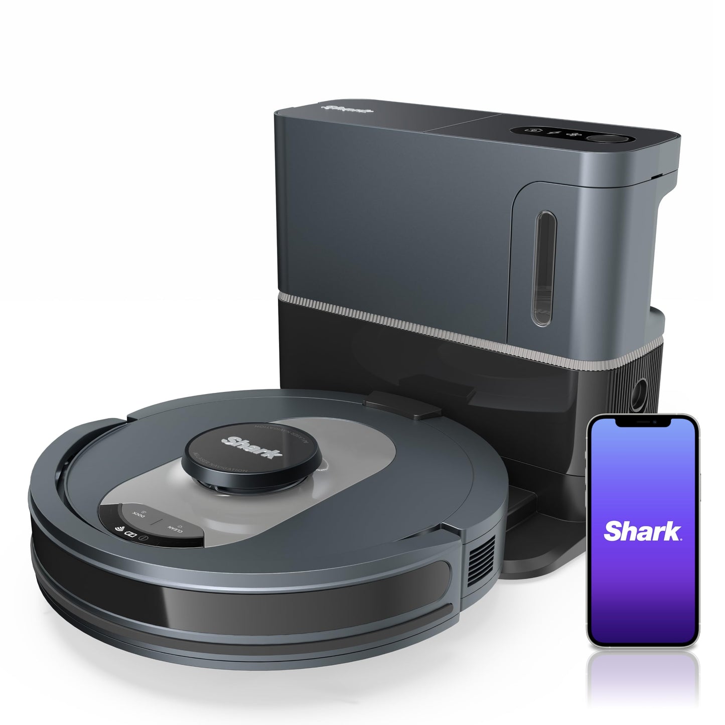 Shark RV2502AE AI Ultra Robot Self-Empty Vacuum, Black