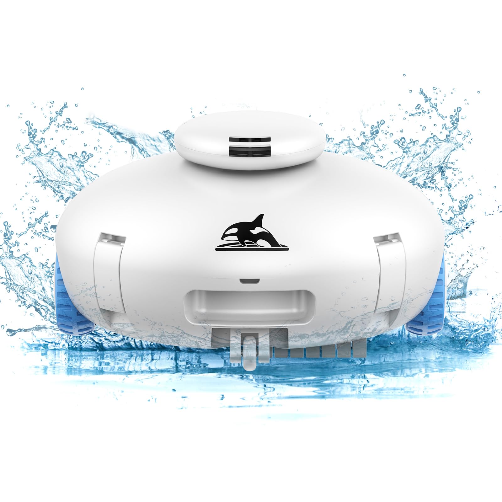 Cordless Robotic Pool Vacuum - Pool Cleaner for Above Ground/In-ground Pools - 7500mAh Battery Lasts 140 Mins, Self-Parking, Powerful Suction Pool Cleaner Vacuum for Flat-Bottom Swimming Pools Default Title