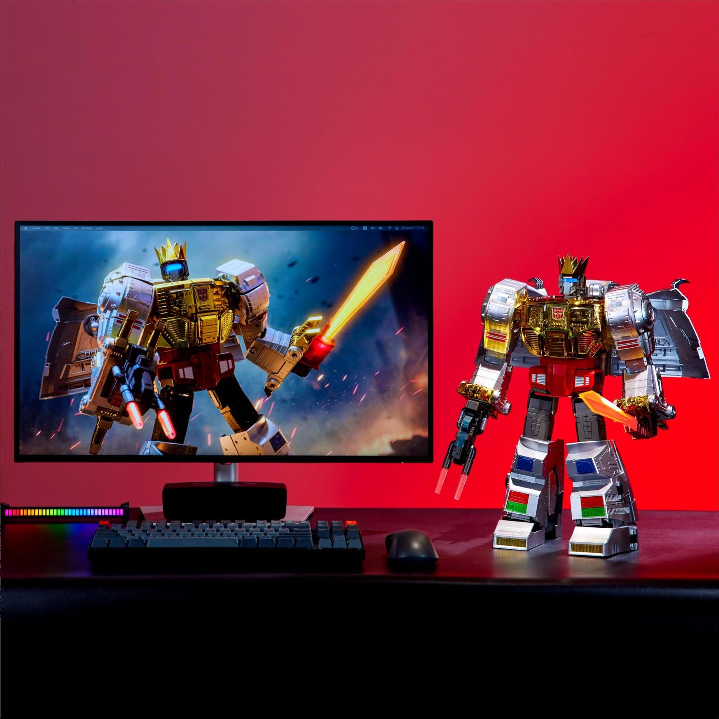 Robosen Transformers Grimlock Flagship Edition - Auto Transforming Robot, Remote App Control, Voice Interaction, Transformer Toys, Limited, 15.4 Inch