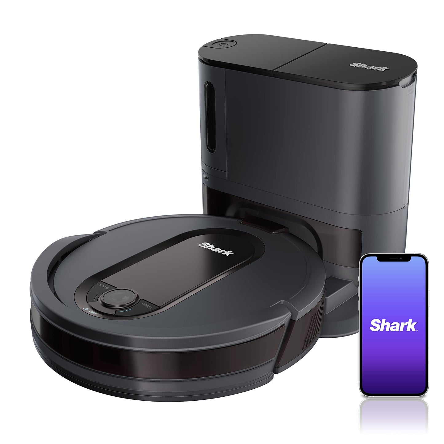 Shark RV2502AE AI Ultra Robot Self-Empty Vacuum, Black