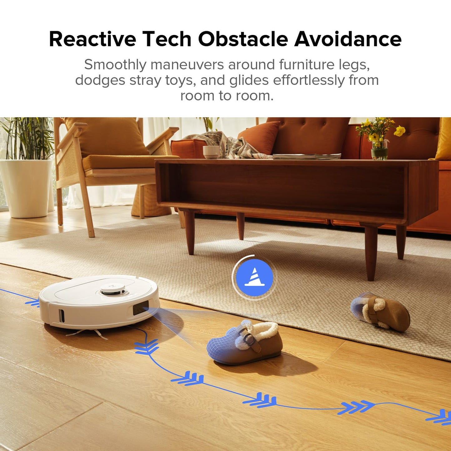 roborock Qrevo Pro Robot Vacuum and Mop with FlexiArm Design Edge Mopping, Dynamic Hot Water Mop Washing and Auto Mop Drying, Intelligent Dirt Detection, 7,000 Pa Suction, Ideal for Carpets