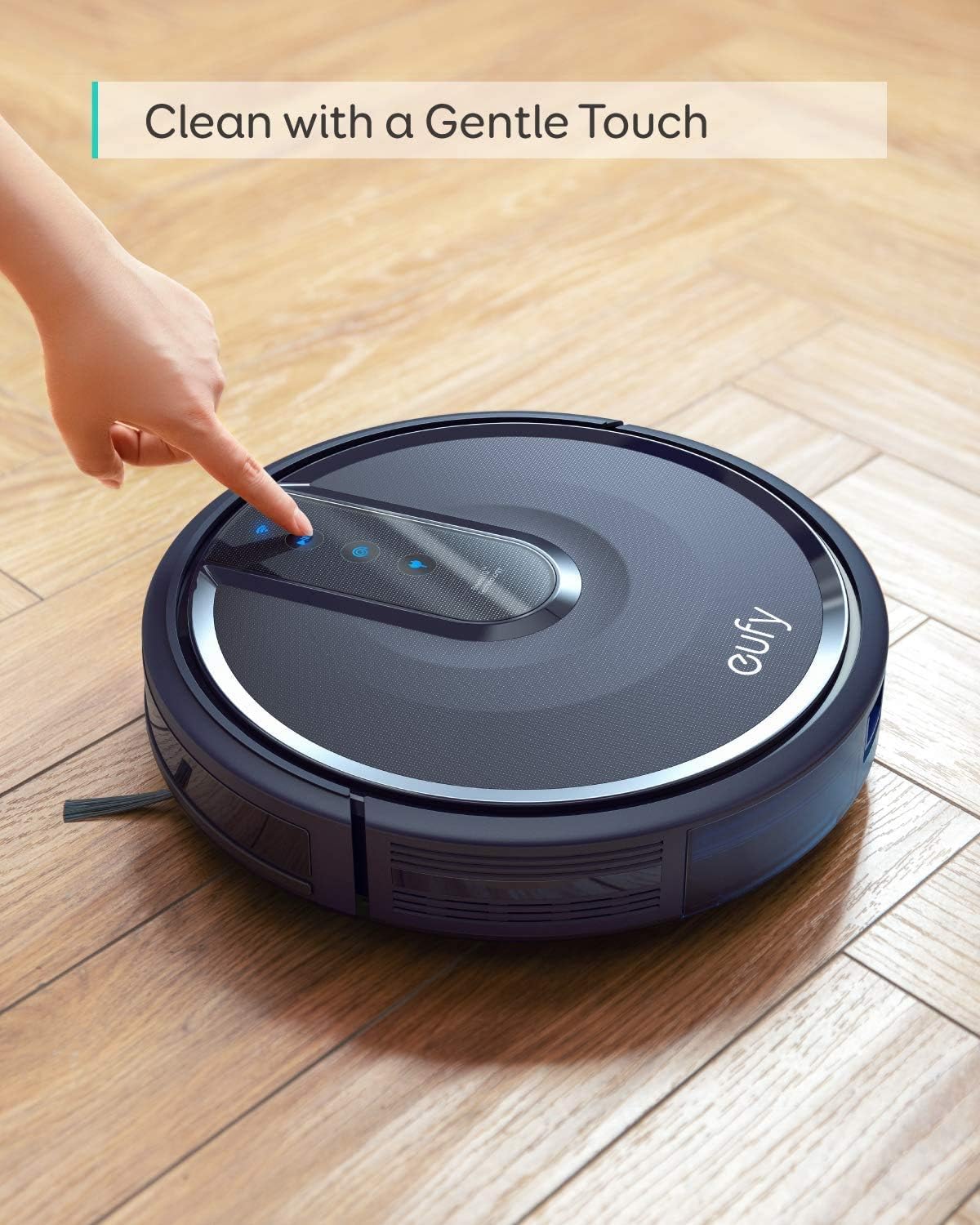 eufy RoboVac 25C Robot Vacuum With Wi-Fi, 1500Pa Suction, Voice Control, Ultra-Thin 2.85" Design and Easy To Clean (Renewed)