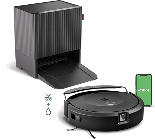 iRobot Roomba Combo 10 Max Robot Vacuum and Mop + AutoWash Dock (x0850) - Multi-Functional Base, Refills Bin, Washes & Dries It's Mop Pad, Self-Emptying, Auto-Retract Mop Pad, Avoids Obstacles