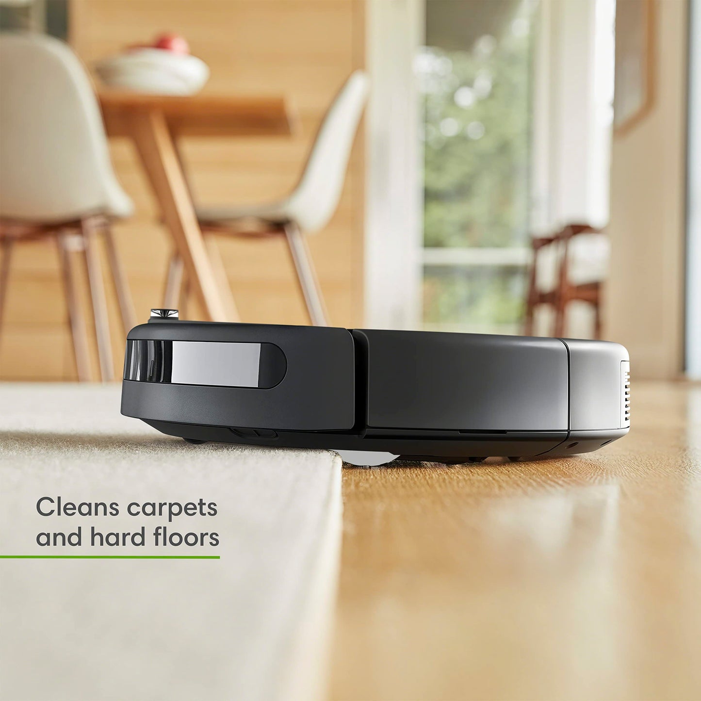 iRobot Roomba Vac Robot Vacuum (Q0120) - Easy to use, Power-Lifting Suction, Multi-Surface Cleaning, Smart Navigation Cleans in Neat Rows, Self-Charging, Alexa