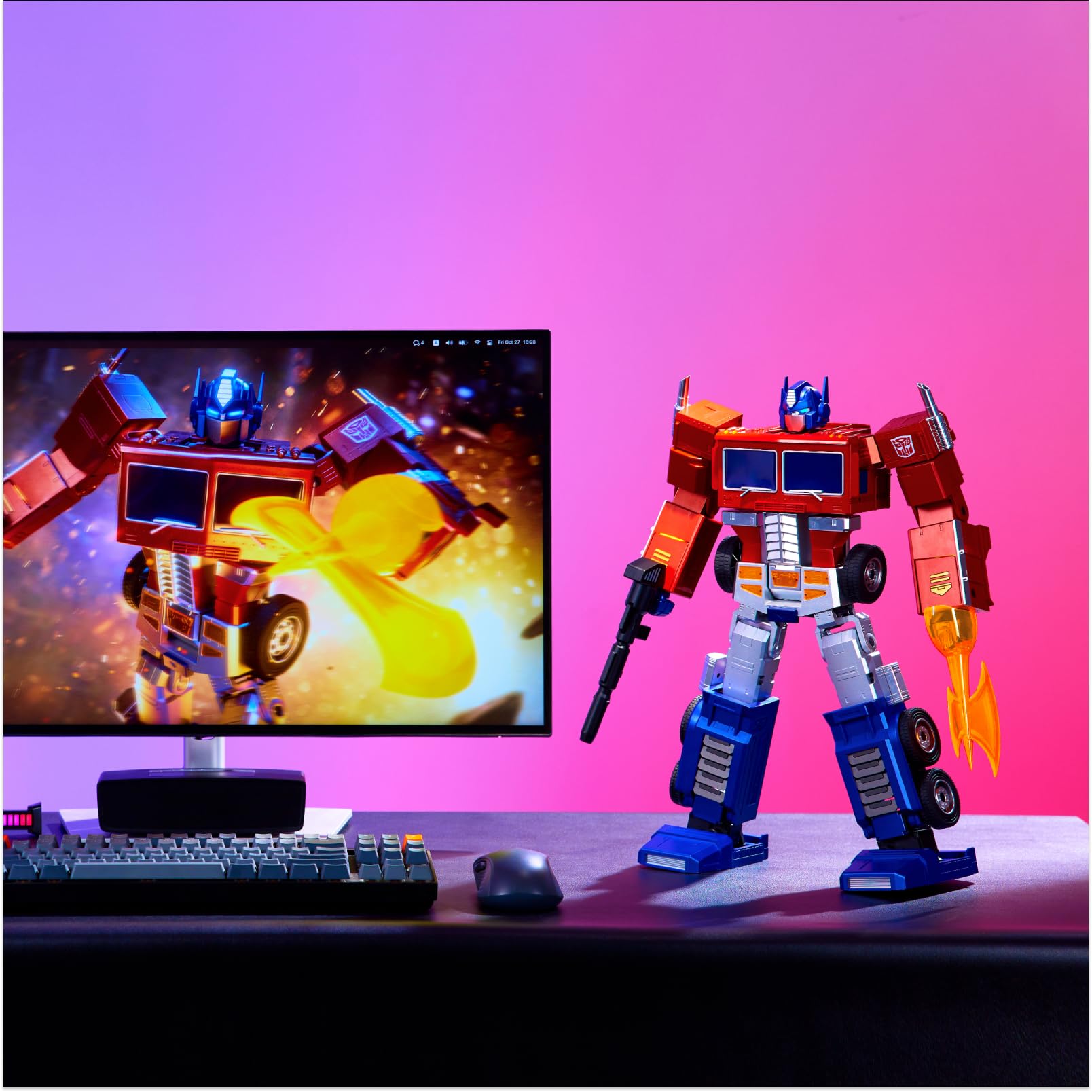 Robosen Optimus Prime Elite - Auto-Converting Programmable Transformer Robot Toy, for Transformers Fans and Enthusiasts, 16 Inc