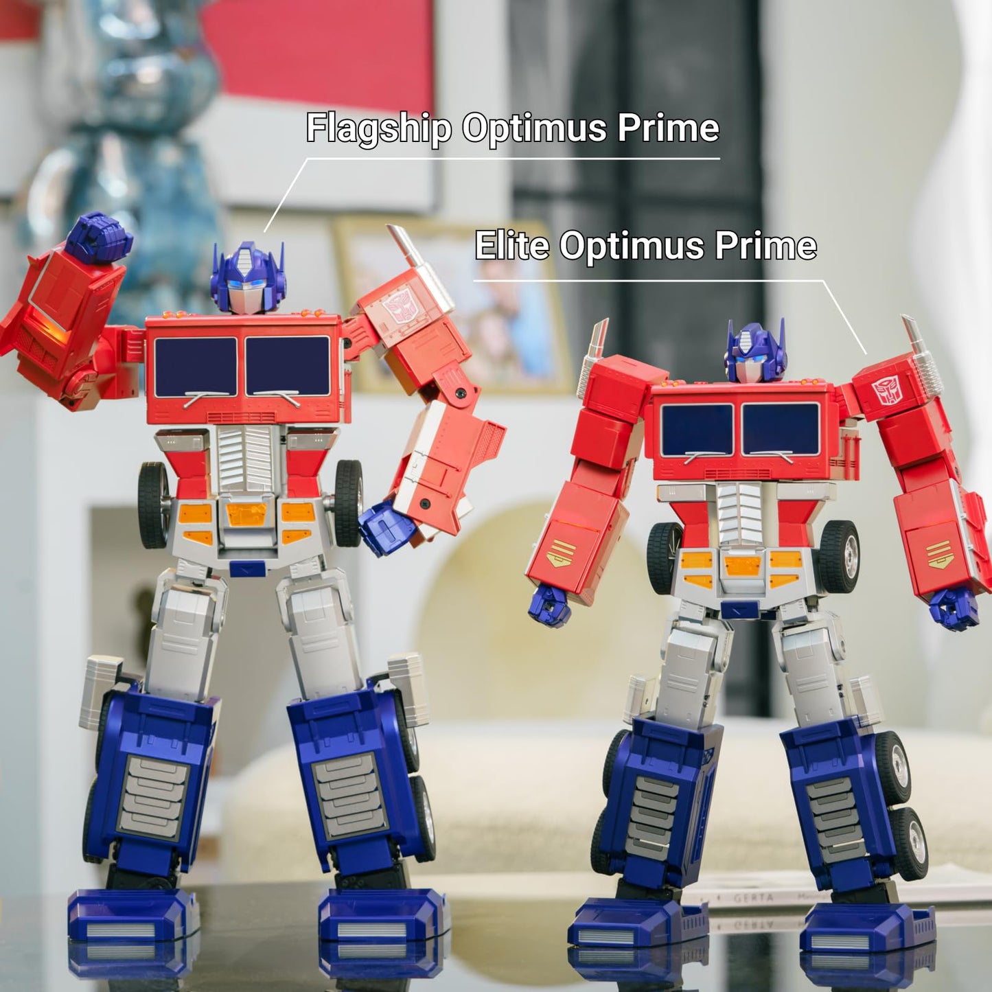 Robosen Optimus Prime Elite - Auto-Converting Programmable Transformer Robot Toy, for Transformers Fans and Enthusiasts, 16 Inc