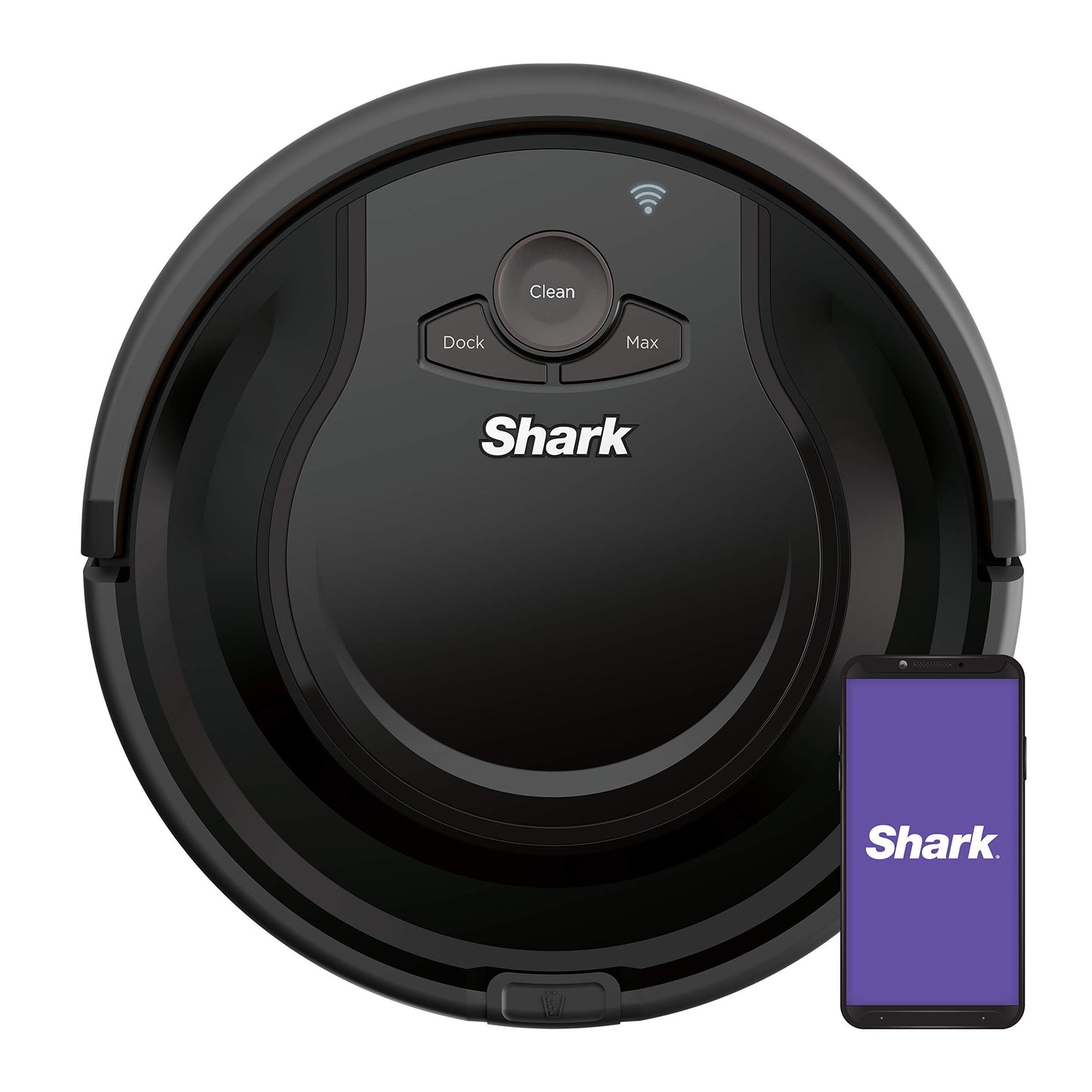 Shark AV753 ION Robot Vacuum, Tri-Brush System, Wifi Connected, 120 Min Runtime, Works with Alexa, Multi Surface Cleaning, Grey