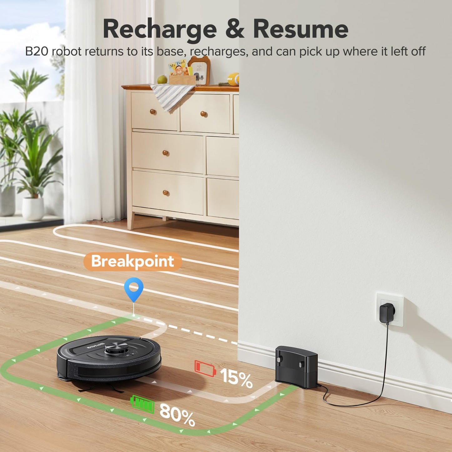 BPMIO Robot Vacuum and Mop Combo, 5500Pa Strong Suction, LiDAR Navigation with Smart Mapping, 120-Min Runtime, Custom Cleaning Schedule, Alexa & WiFi/App Compatible, Ideal for Pet Hair & Hard Floors