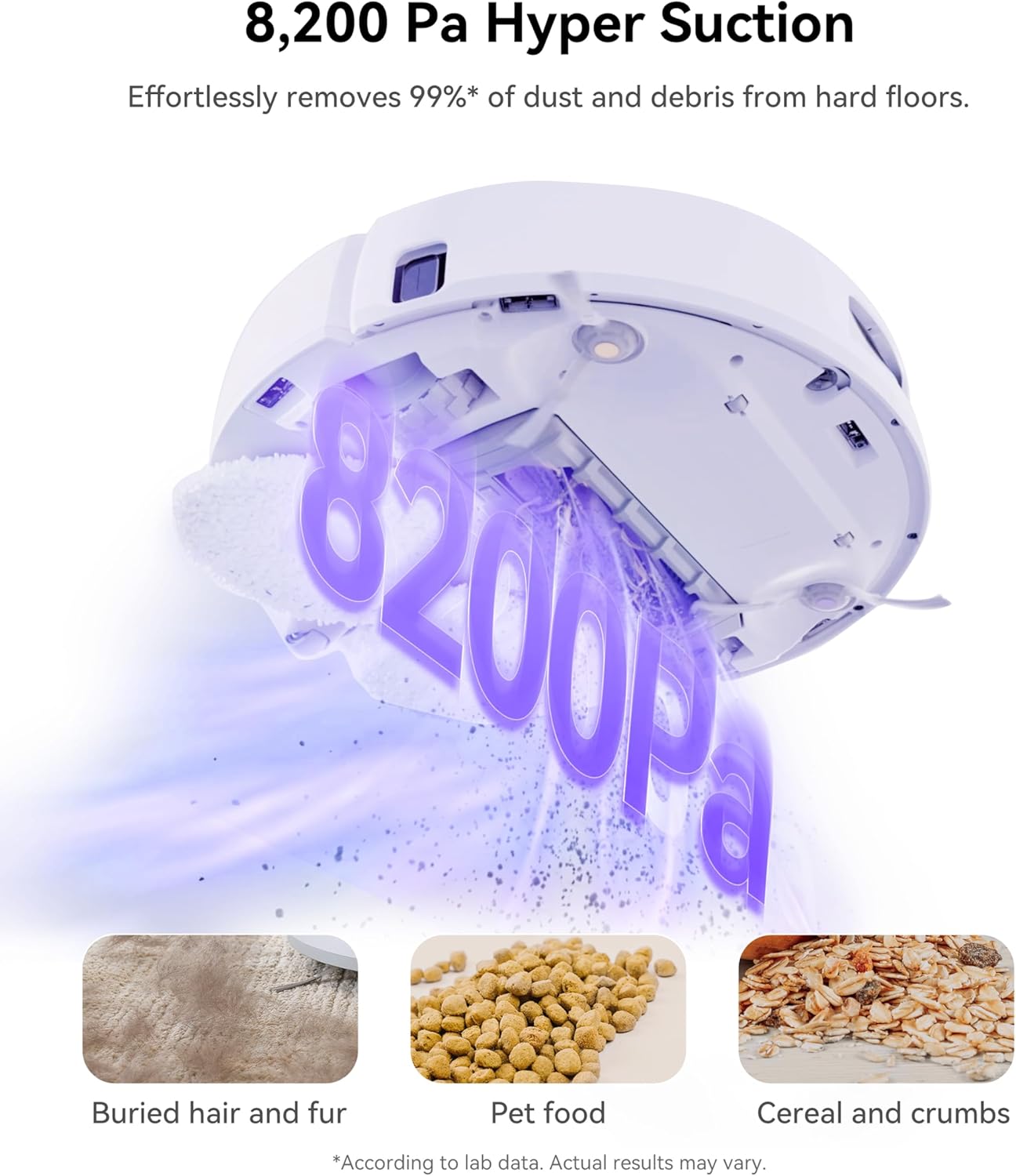 NARWAL Freo X Ultra Robot Vacuum and Mop with Specially Formulated Floor Cleaner. 8200 Pa, Auto Mop Drying/Washing, Zero-Tangling, DirtSense™, All-in-One Base Station, Self-Contained Dust Processing