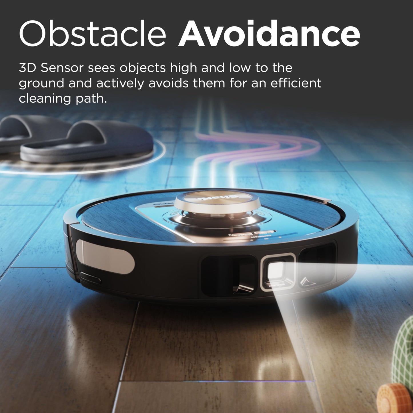 Shark PowerDetect Self-Empty Robot Vacuum with NeverStuck Technology, Auto Deep-Clean Carpets & Hardfloors, XL 60 Day Capacity HEPA Bagless Base Neutralizes Odors, for Pet Hair, Black (AV2820AE)