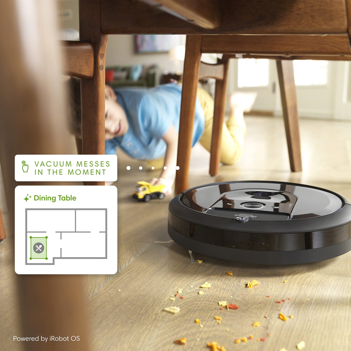 iRobot Roomba Combo i5+ Self-Emptying Robot Vacuum and Mop, Clean by Room with Smart Mapping, Empties Itself for Up to 60 Days, Works with Alexa, Personalized Cleaning OS