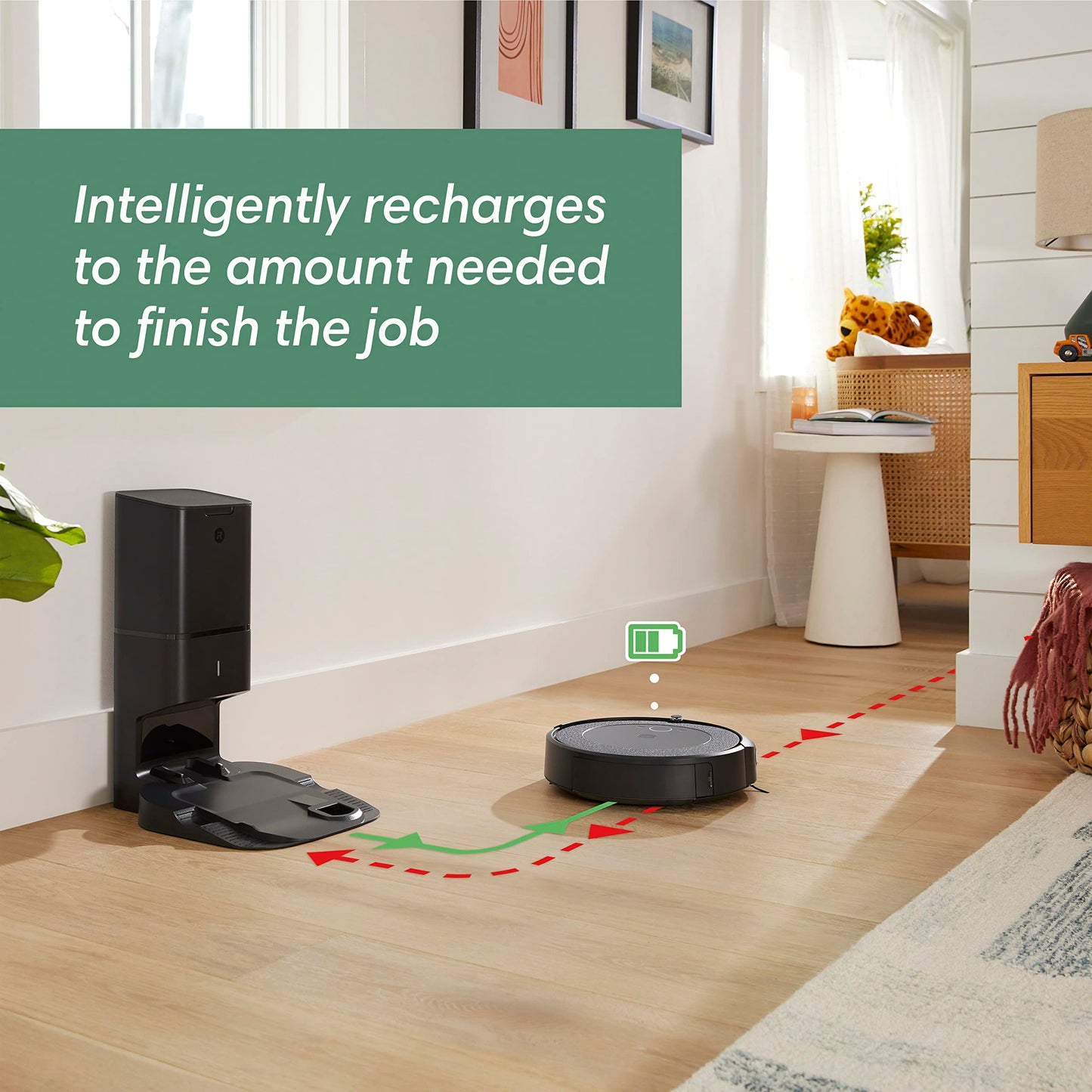 iRobot Roomba Combo i5+ Self-Emptying Robot Vacuum and Mop, Clean by Room with Smart Mapping, Empties Itself for Up to 60 Days, Works with Alexa, Personalized Cleaning OS