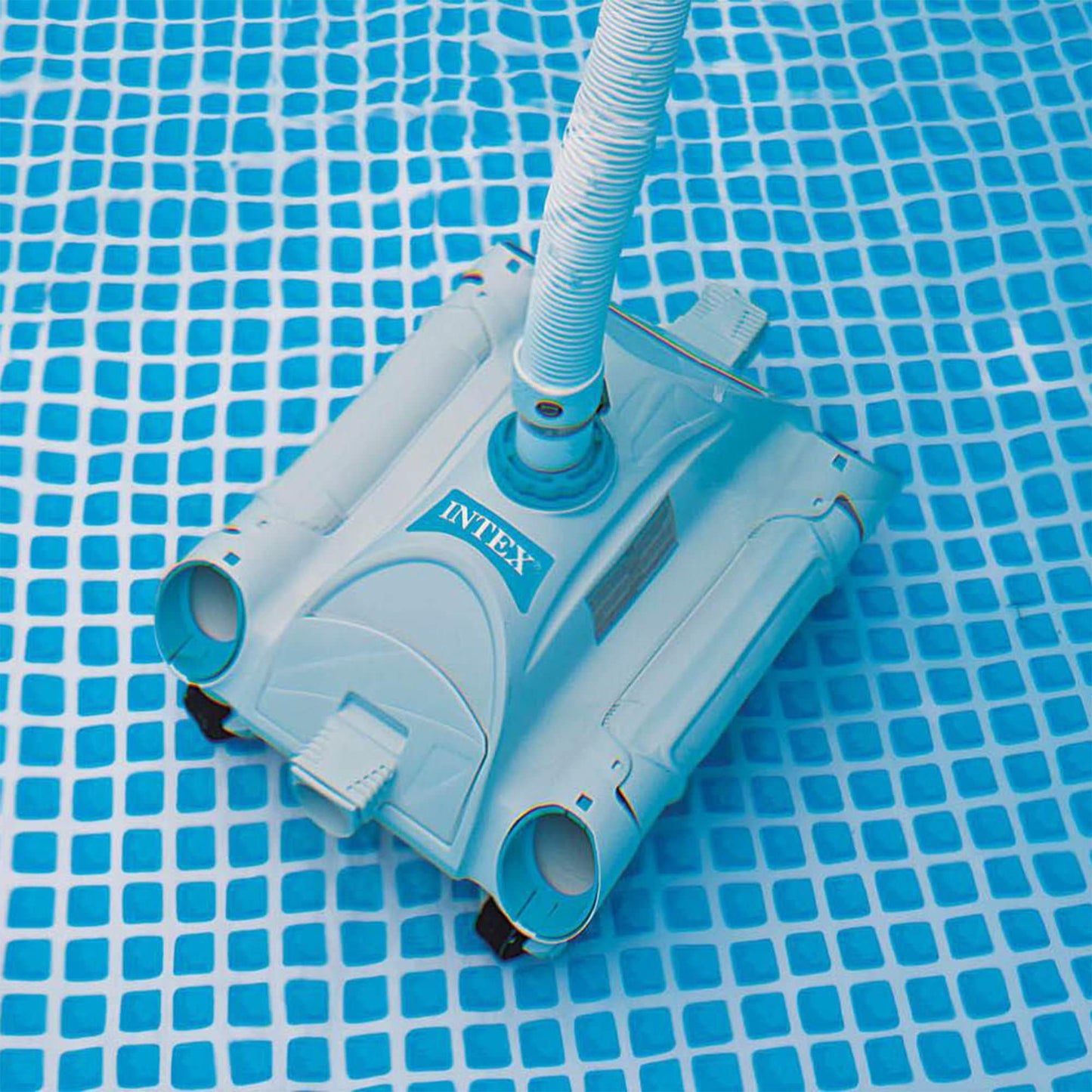 Intex 28001E Above Ground Pool Automatic Pool Cleaner Pressure Side Vacuum Cleaner with 24 Foot 7 Inch Hose Pools Only w/a 1.5 Inch Fitting