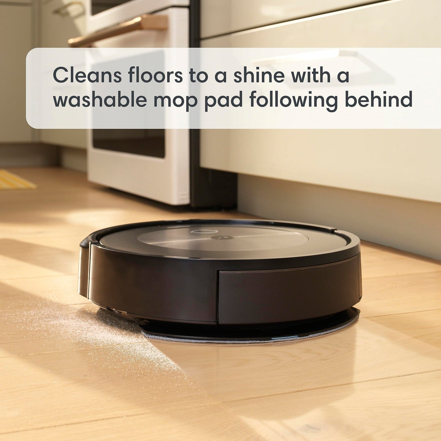 iRobot Roomba Combo j5 Robot - 2-in-1 Vacuum with Optional Mopping, Identifies & Avoids Obstacles Like Pet Waste & Cords, Clean by Room with Smart Mapping, Works with Alexa, Ideal for Pet Hair