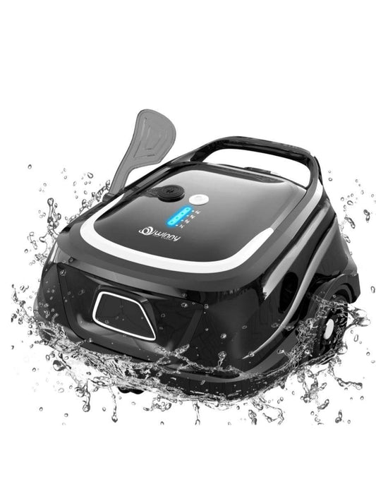 A1 Cordless Robotic Pool Vacuum, Automatic Pool Vacuum 120mins Running Time,Powerful Suction & Dual Filters, 2.5H Fast Charging, Ideal for Flat Above Pools Up to 1076 Sq.ft