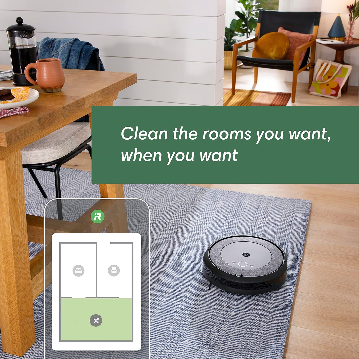 iRobot Roomba Combo i5+ Self-Emptying Robot Vacuum and Mop, Clean by Room with Smart Mapping, Empties Itself for Up to 60 Days, Works with Alexa, Personalized Cleaning OS