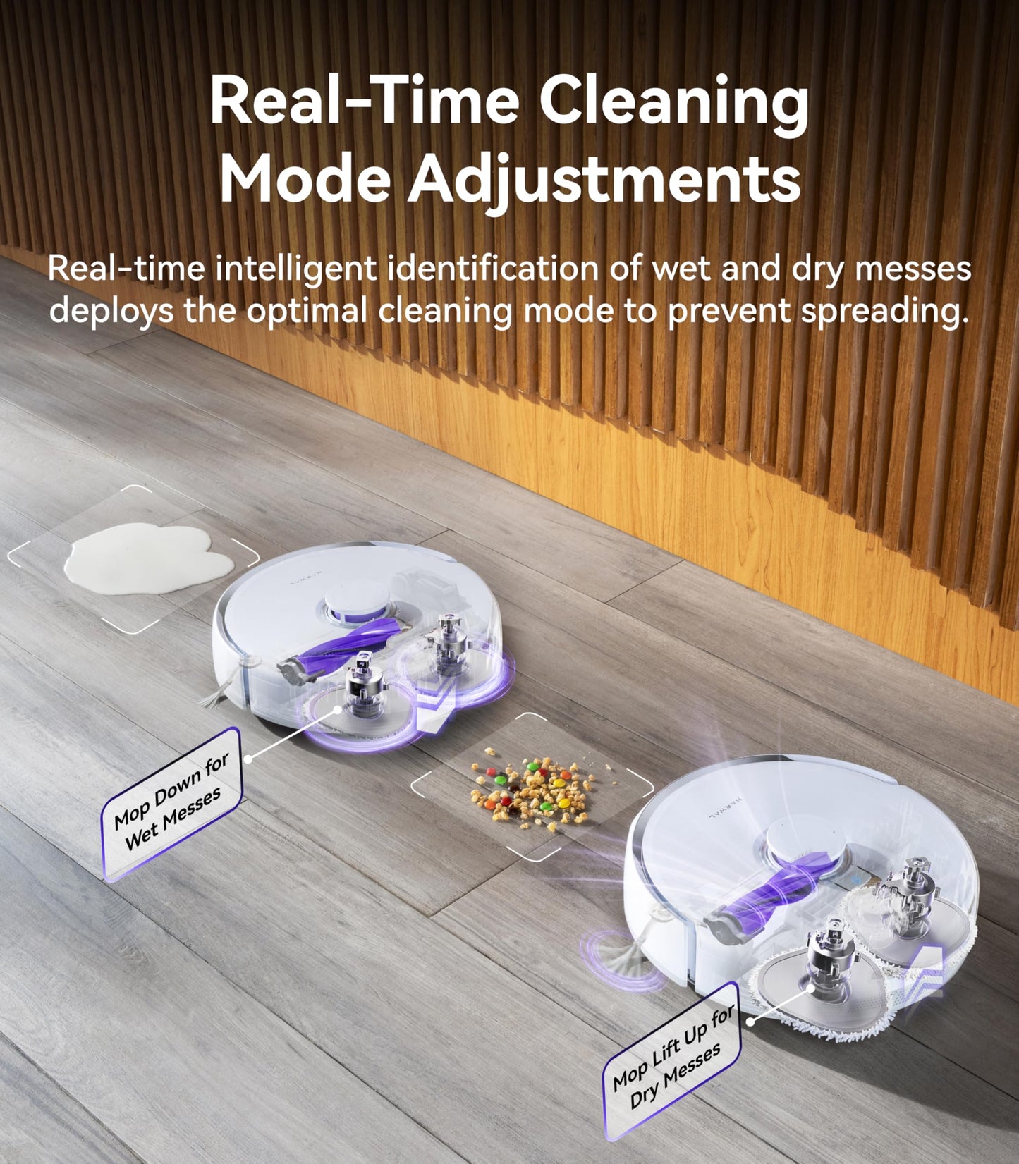 NARWAL Freo Z Ultra Robot Vacuum and Mop Combo, Dual RGB Cameras and Chips, AI Avoidance, 12000Pa Suction, Real-Time Decisions, Adaptive Hot-Water Self Wash & Self Emptying, Pet Hair, Quiet, White