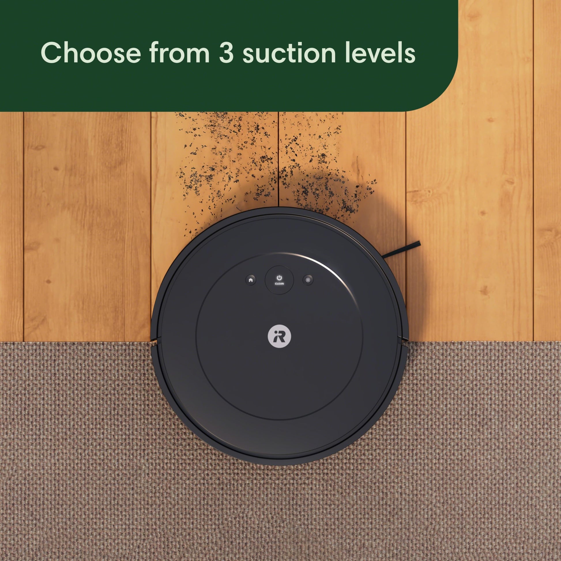 iRobot Roomba Vac Robot Vacuum (Q0120) - Easy to use, Power-Lifting Suction, Multi-Surface Cleaning, Smart Navigation Cleans in Neat Rows, Self-Charging, Alexa