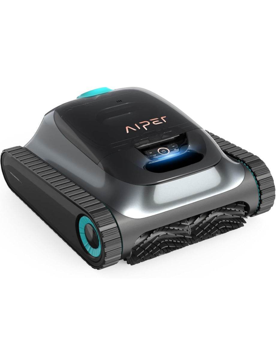 AIPER Scuba S1 Cordless Robotic Cleaner, Smart Navigation for Inground Pools up to 1,600 Sq.ft, Wall and Waterline Cleaning Vacuum