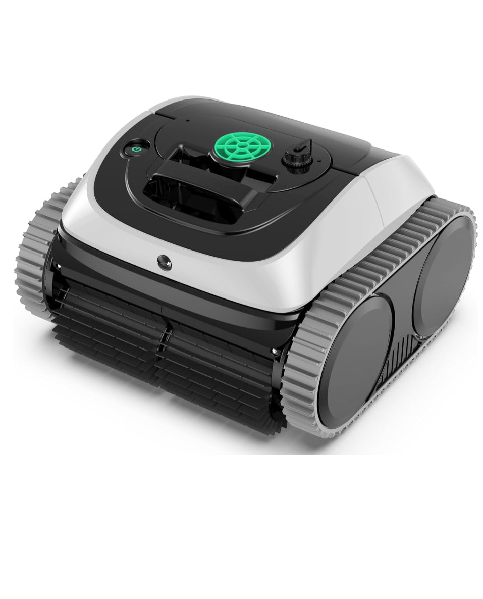 WYBOT C1 Cordless Robotic Pool Cleaners, Powerful Suction, Wall Climb Pool Robot with Intelligent Route Planning, Lasts 150Mins, Ideal for In-Ground Pools Up to 1,614 Sq.ft