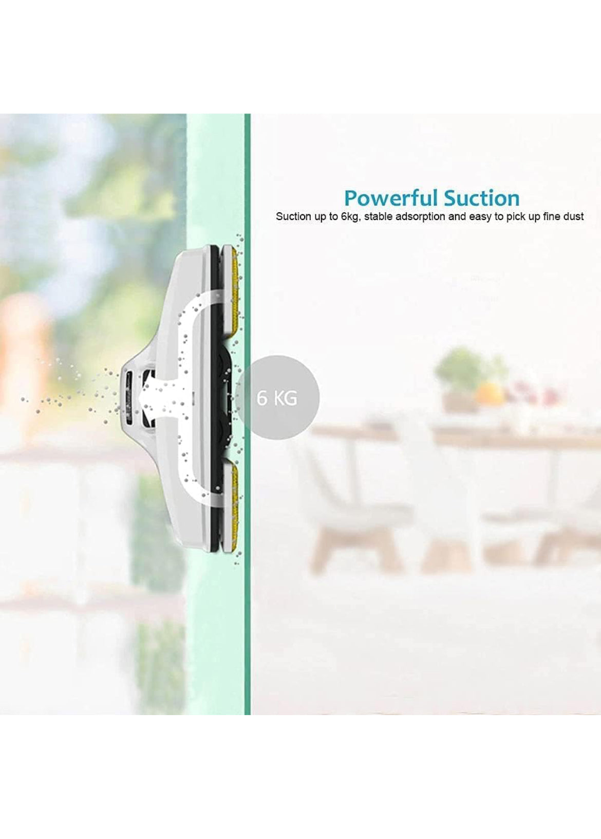 HOBOT-298 Window Cleaning Automatic Robot with Ultrasonic Water Spray, Intelligent Cleaning, AI Smart Route Plan, Replaceable Water Tank, and Control via Smartphone or Remote