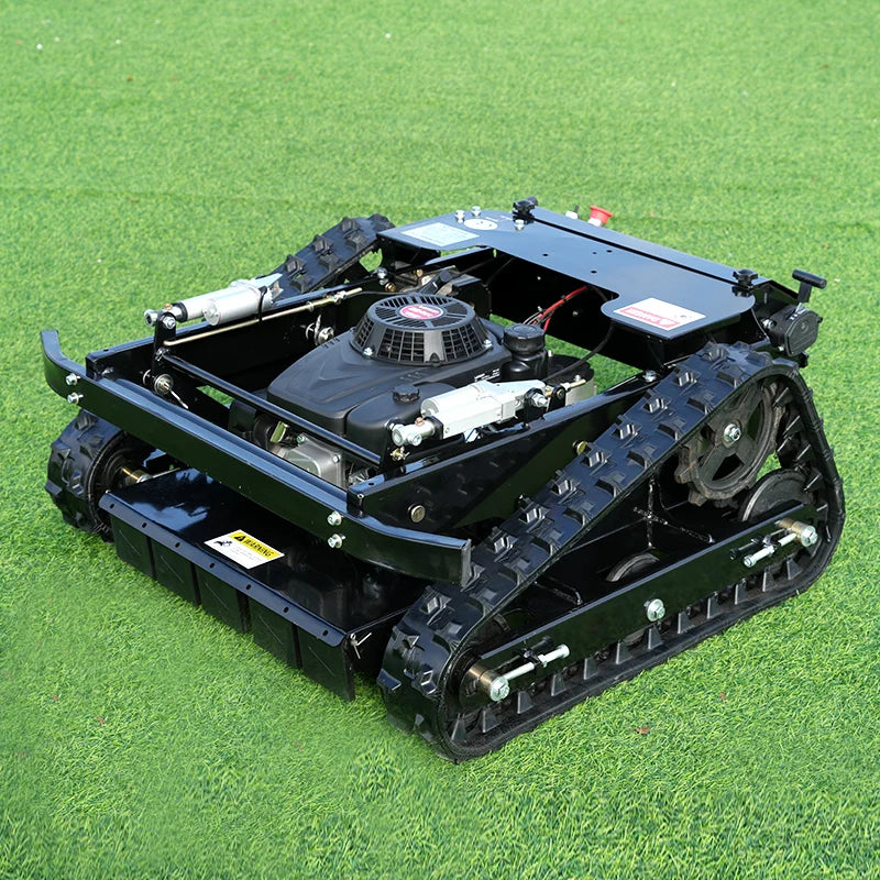 Customized Crawler Lawn Mower Remote Control Zero Turn High Quality 24V 550MM Cut Width black