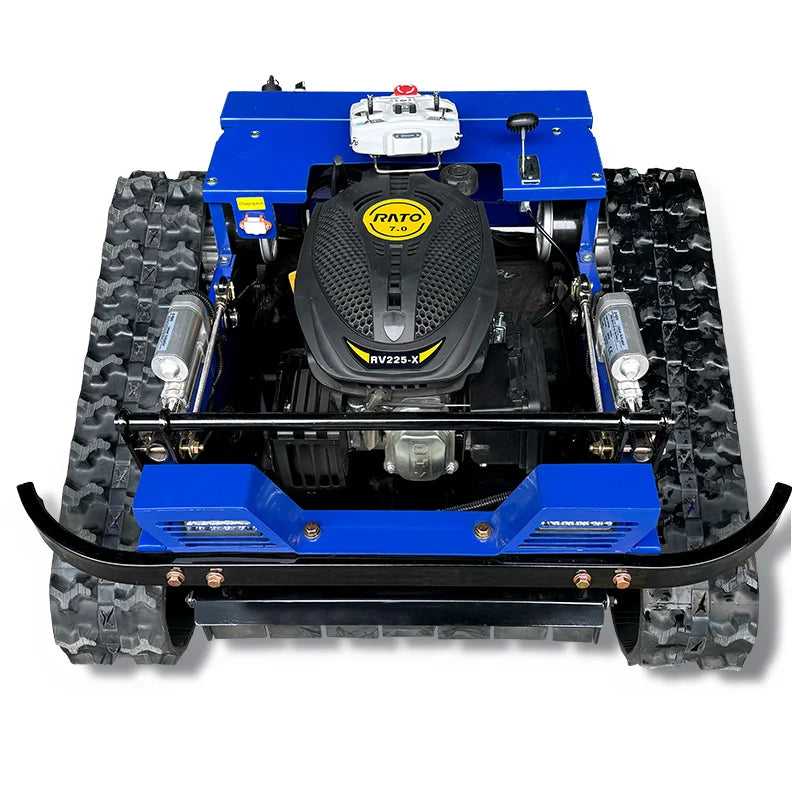 Customized CE EPA Approved All Terrain RC Grass Cutter Agriculture Rubber Tracks Remote Control Robot Lawn Mower AWY-550 CHINA