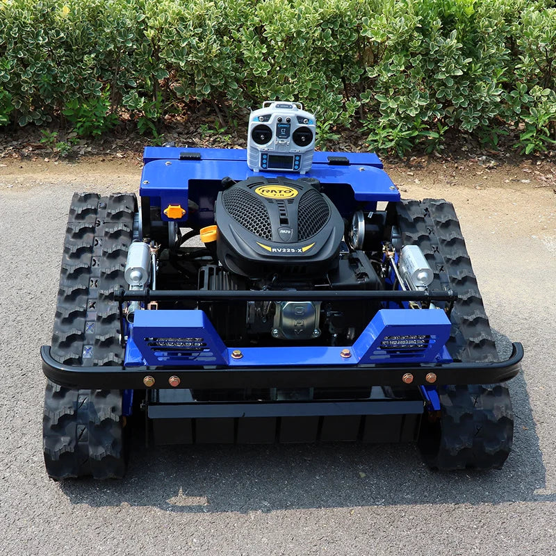 Customized Remote Control Lawn Mower Rc Crawler 7.5HP Slope Mowing Machine Tracked Radio Controlled Grass Cutter Robotic Mowers