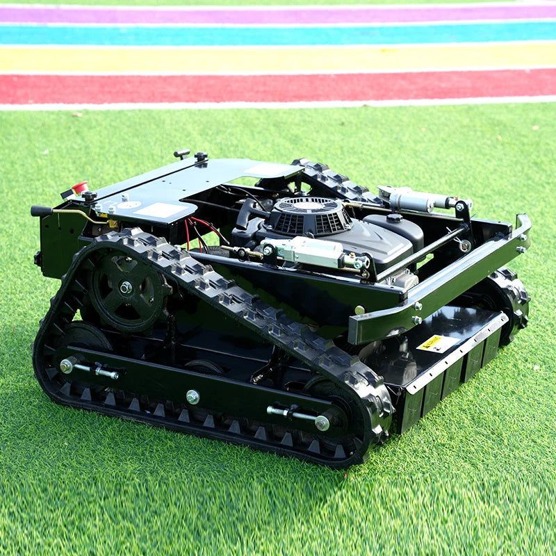 customization Self Propelled Robotic Lawn Mower Garden Crawler Powerful Gasoline Remote Control Grass Cutter