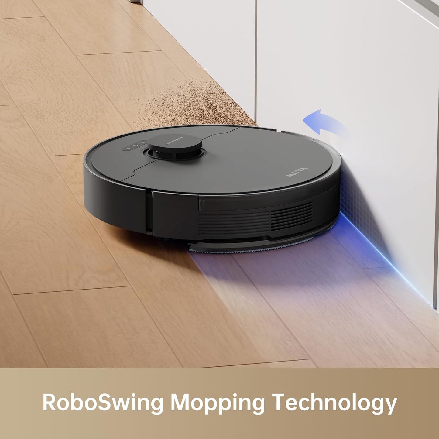 Mova S10 Robot Vacuum Cleaner with 7000Pa Suction 260 Mins Run Time Liftable Brush Self-Charging Robotic Vacuum Cleaner